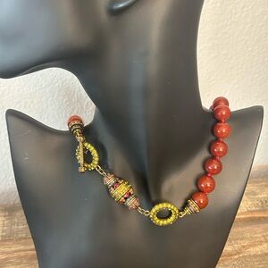 Heidi Daus Carnelian Crystal Choker